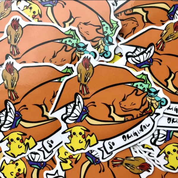 Large Original 6 Sticker