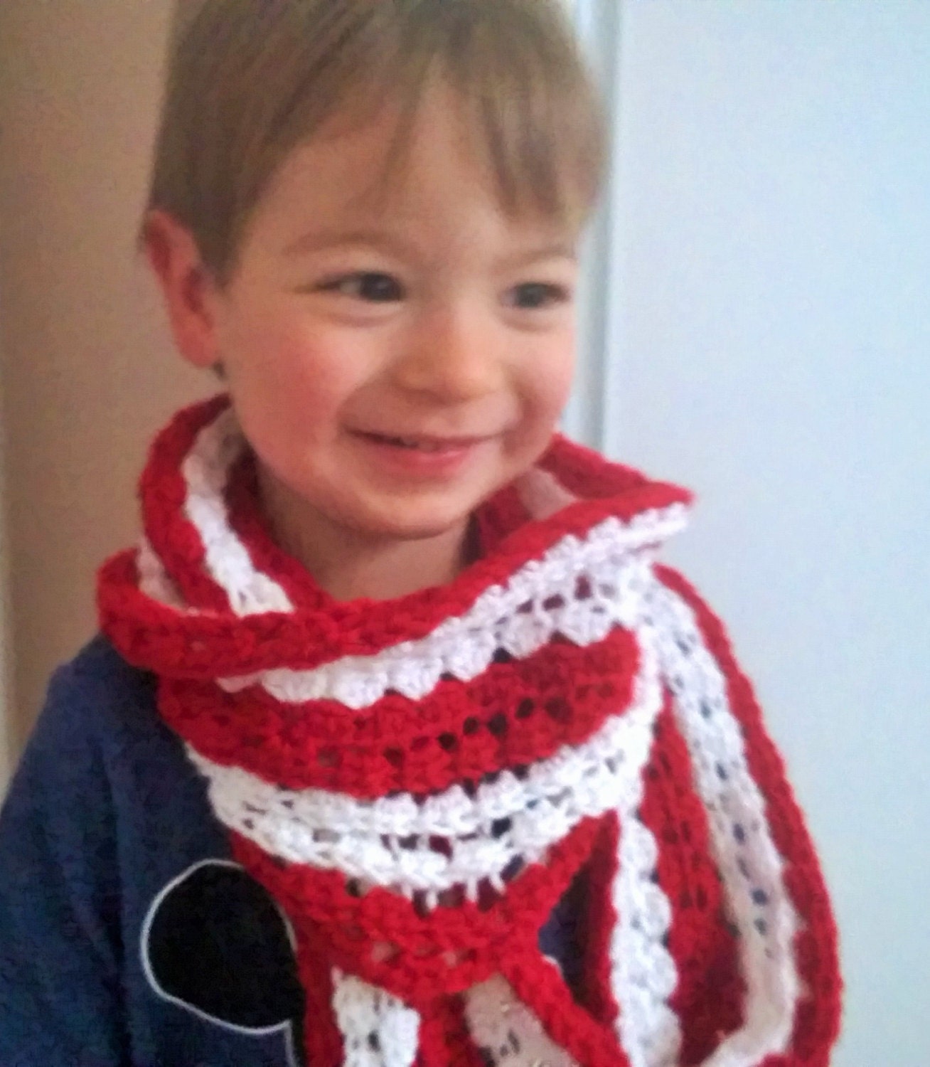 CROCHET PATTERN Mobius Red and White Candy Cane Striped - Etsy