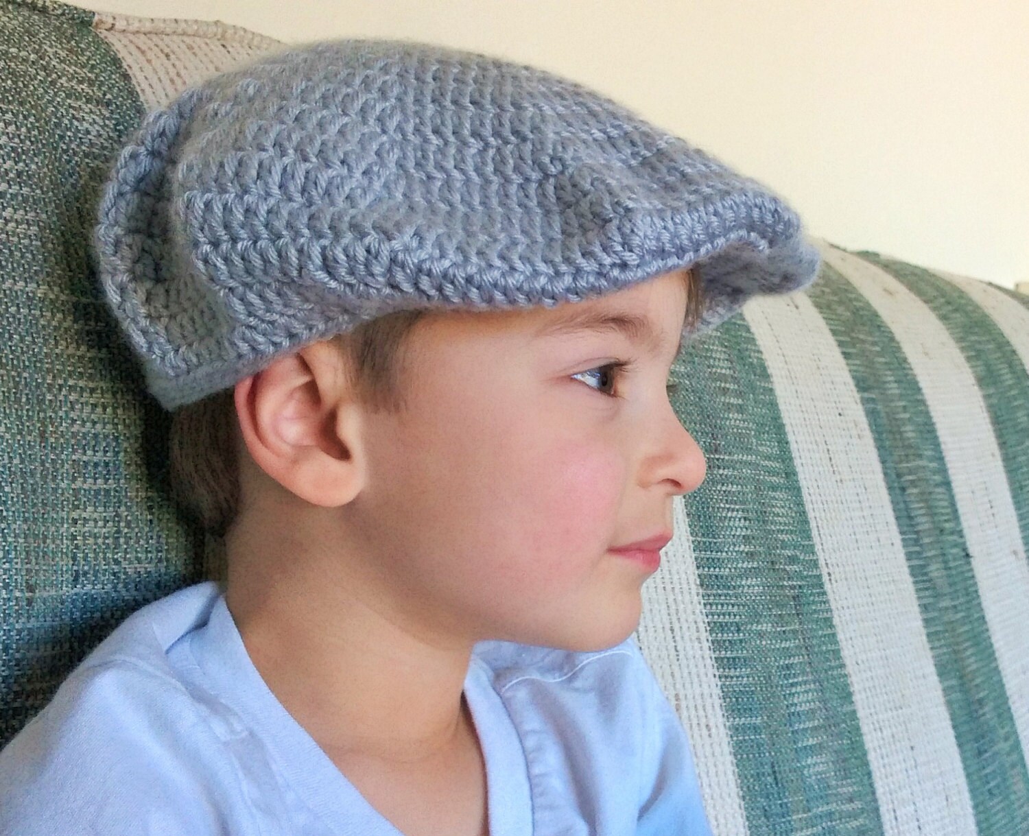 CROCHET PATTERN Little Boy's Golf Cap 