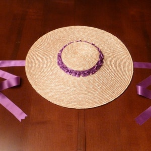 Colonial Williamsburg Straw Hat - Etsy