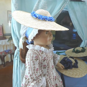 Colonial Williamsburg Straw Hat - Etsy display picture 1