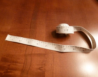 36" Hand-Numbered Linen Tape Measure ~ "Old Fashioned" Style for Colonial Revolutionary War or Civil War Reenacting (SA-LM)