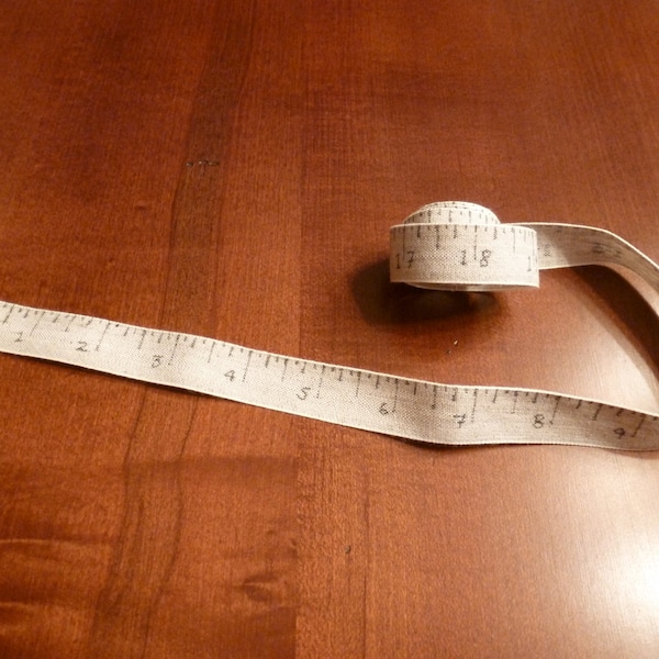 60" Hand-Numbered Linen Tape Measure ~ "Old Fashioned" Style for Colonial Revolutionary War or Civil War Reenacting (SA-LML)