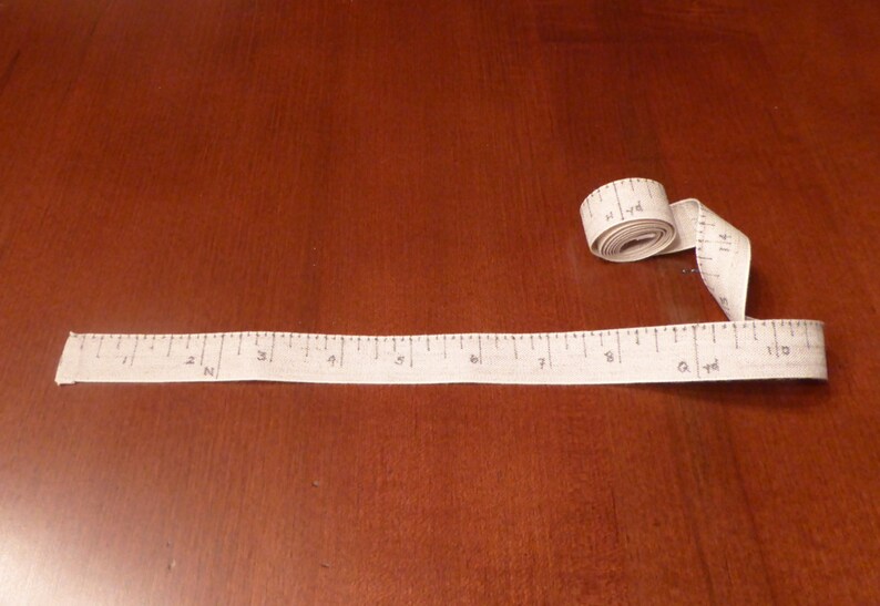 45 English Ell Hand-numbered Linen Tape Measure W/ - Etsy