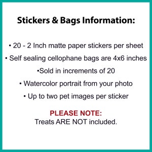 Custom Pet Wedding Favor Stickers and Bags, Personalized Doggie Bag Labels, Pet Photo Favors bild 5