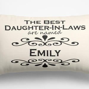 Daughter In Law Gifts For Mother&#39;s Day, Mother&#39;s Day Gift Ideas For Daughter-In-Law,  Mothers Days Personalized Custom Gift, Gift Pillow