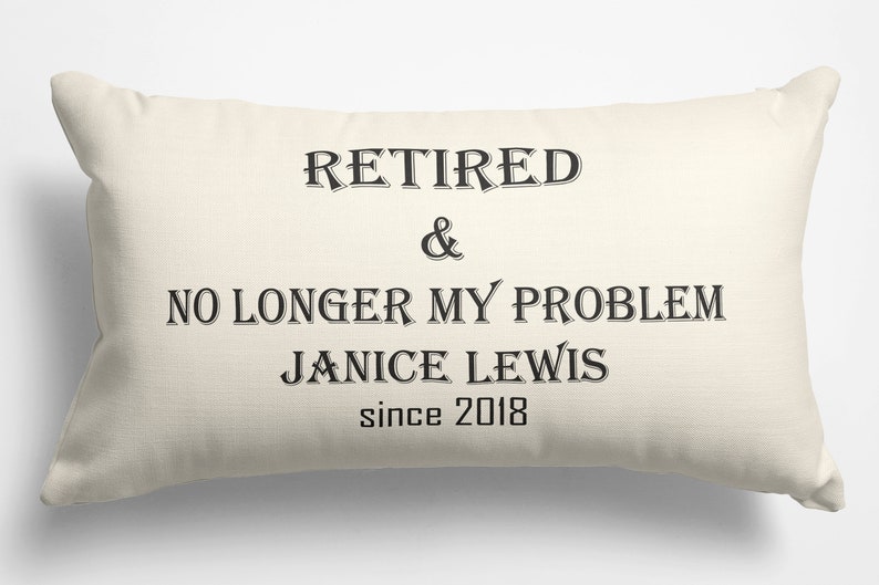 Retirement Gifts For Women You Pick Year and Name Can Be image 1