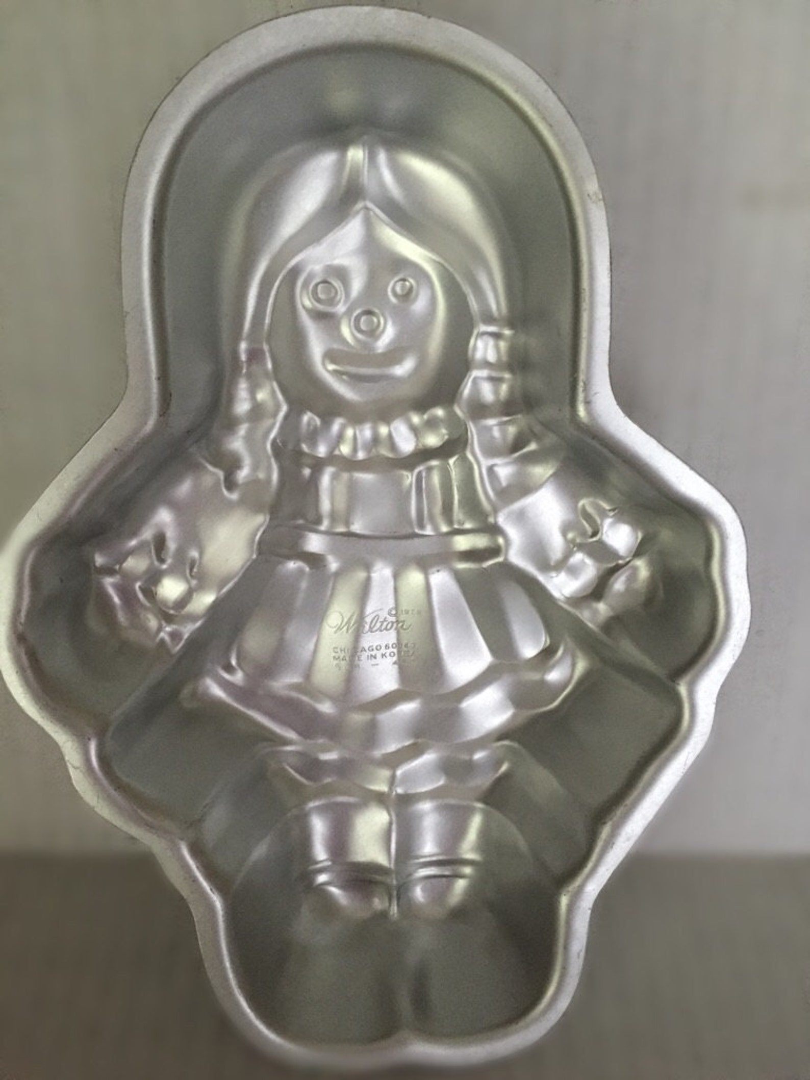 Vintage 1975 Wilton Doll Cake Pan Etsy