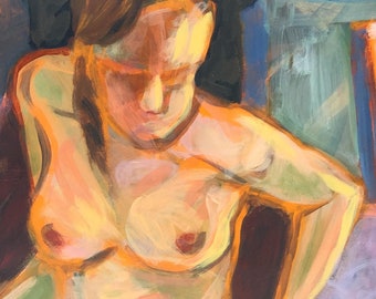 Figure painting – Restless Leena