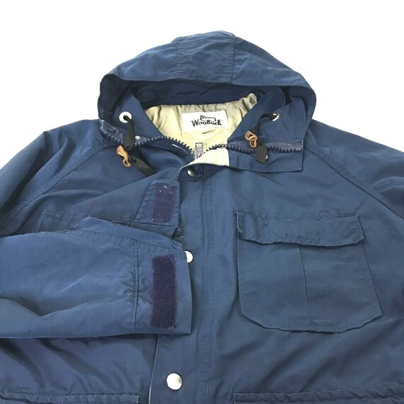 Woolrich Mens Parka Jacket Shell 1527 Hooded Cott… - image 3