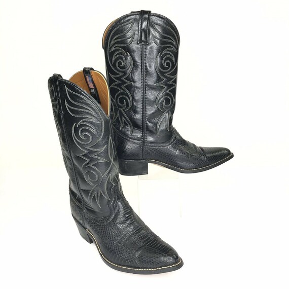 acme snakeskin boots