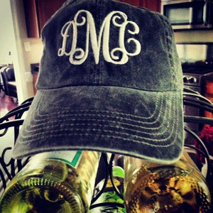 Monogrammed Hat- the PERFECT Preppy Accessory! So many color choices :)