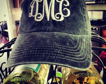 Monogrammed Hat- the PERFECT Preppy Accessory! So many color choices :)