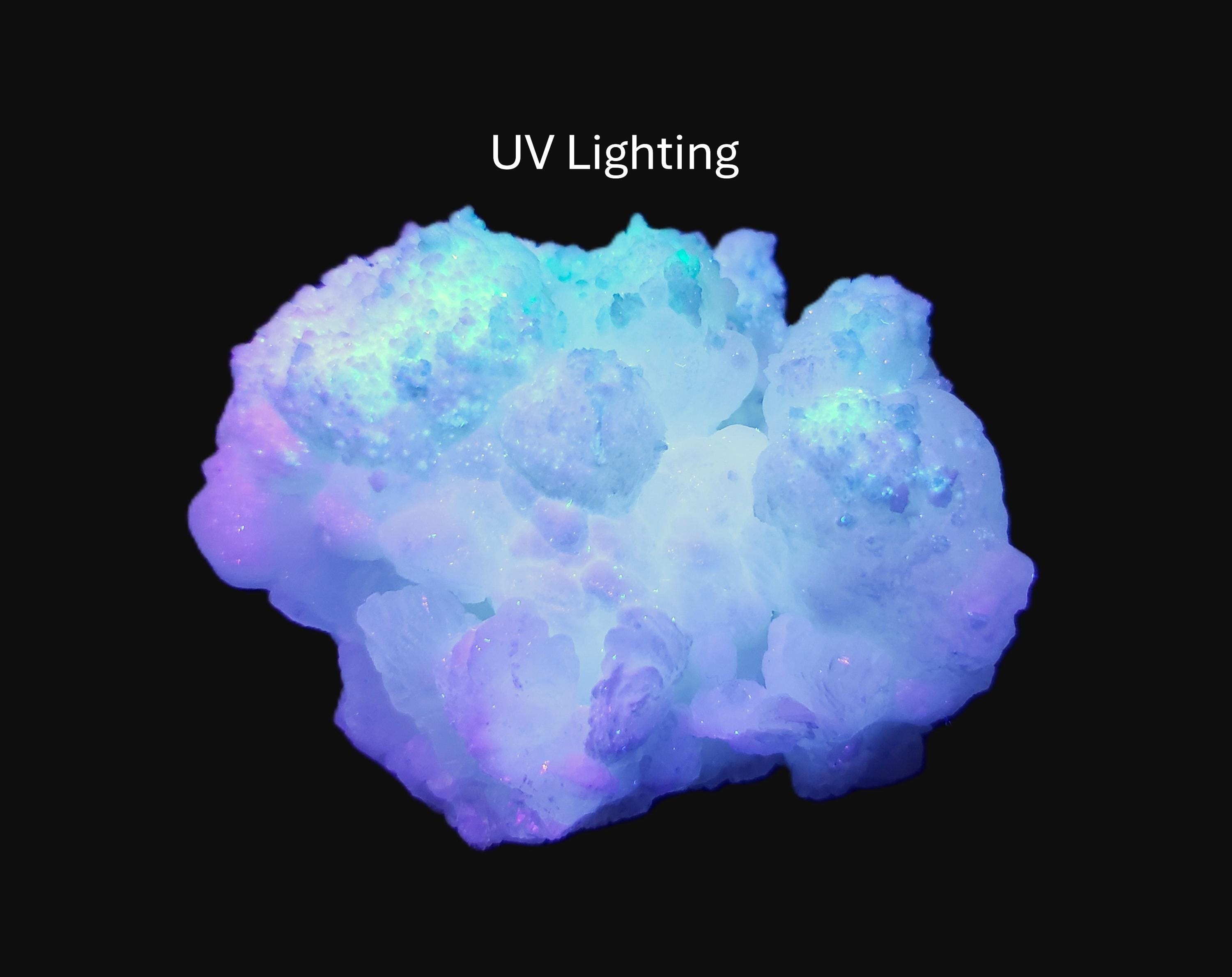 フレキシア ⭐︎cell crystal Hydrozincite Crystal Cluster With Blue Celestine Crystals