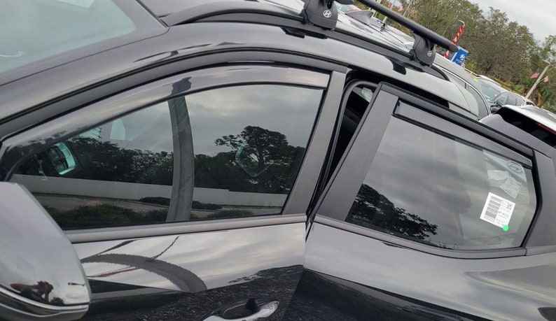 Nilight In-Channel Vent Window Visors For Hyundai Santa Cruz 2022-2025 – 4PC Set, Rain Guards, No Drill