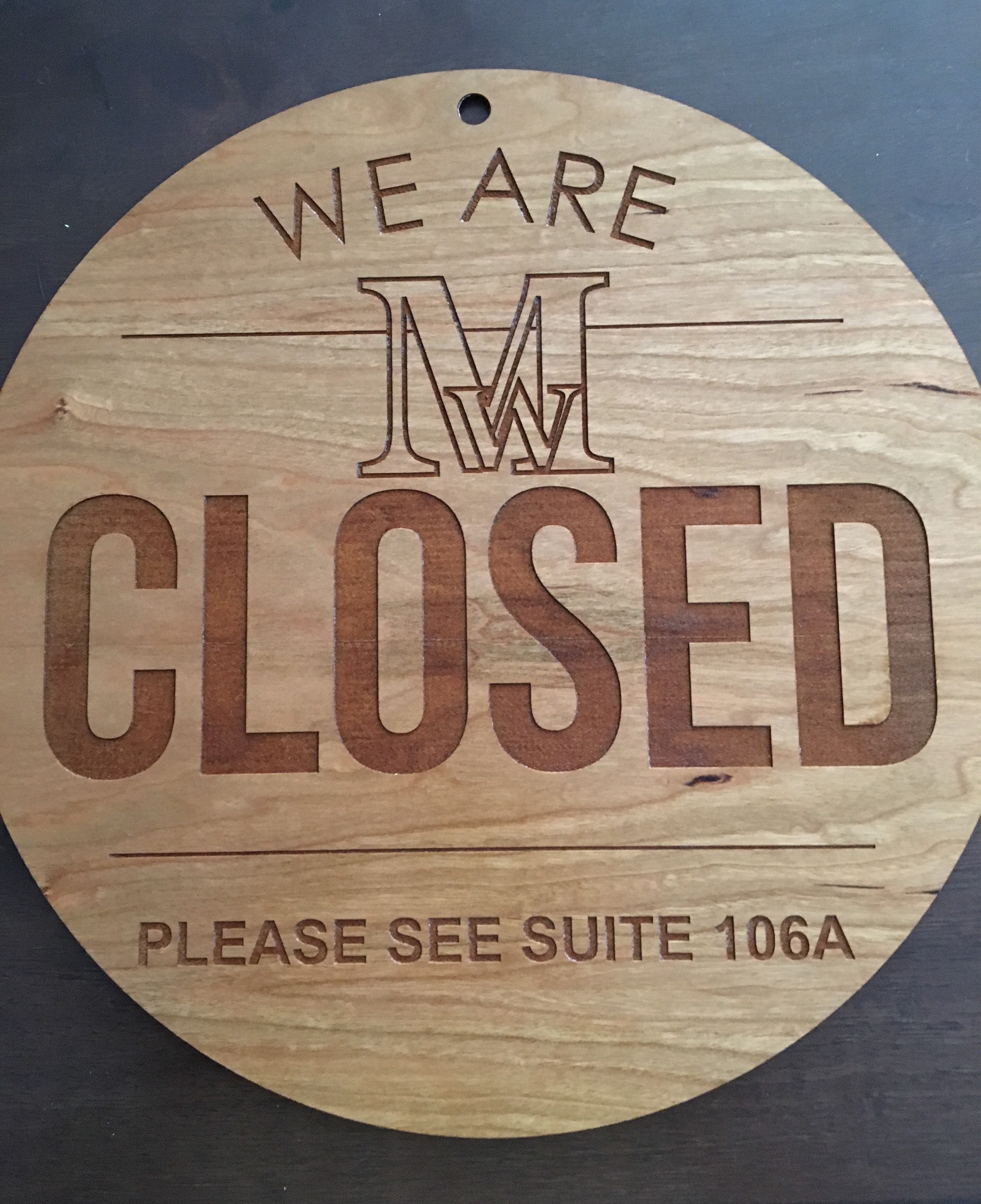 Laser Engraved Custom Open/ Closed Business Sign - Etsy
