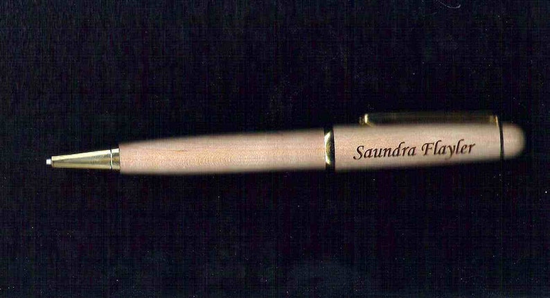 Personalized Laser Engraved Wood Pen - Etsy