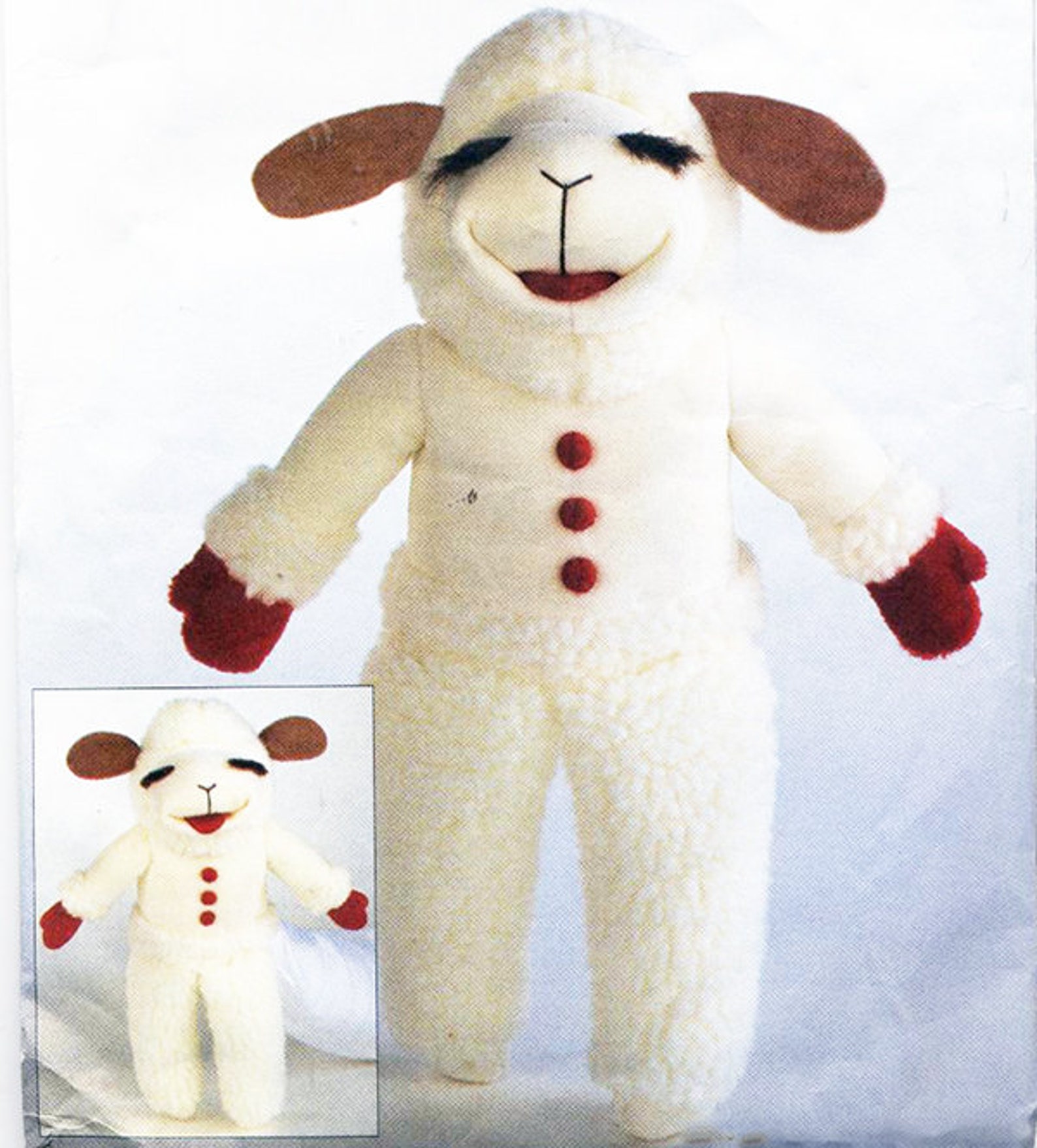 Butterick Pattern 3719 Lamb Chop & Friends Puppet and Doll Etsy