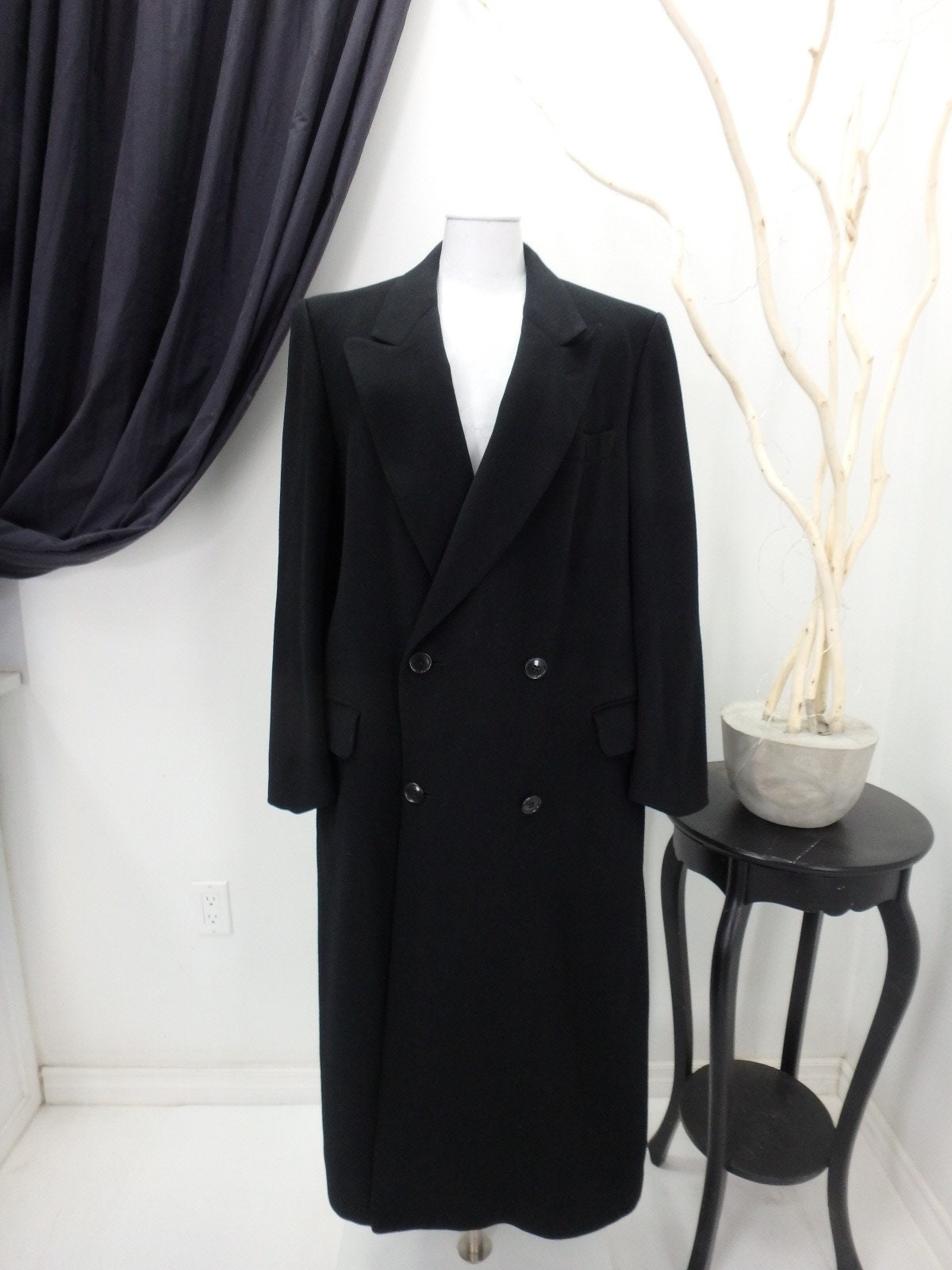 100 Cashmere Coat - Etsy