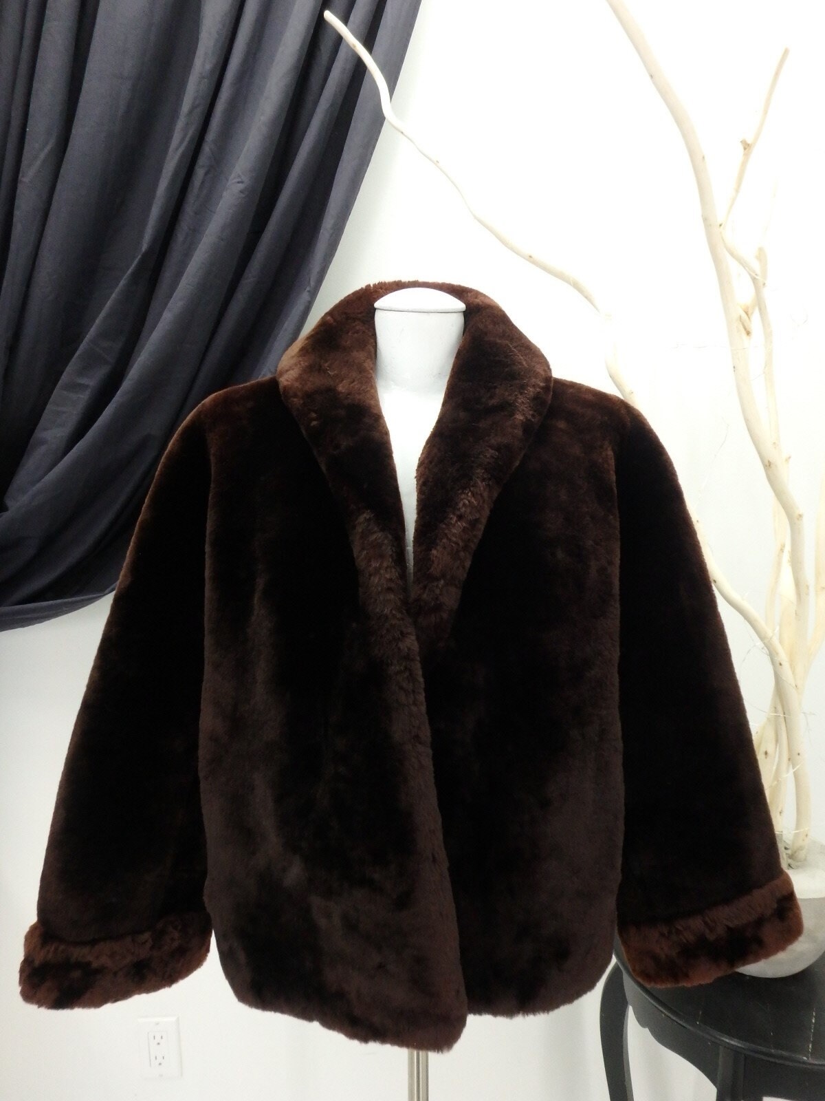 Mouton Fur Jacket - Etsy