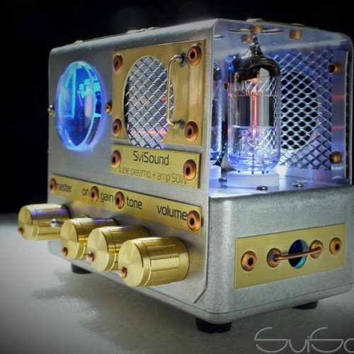 Guitar Tube Preamplifier Amplifier 50 Watt Tubezoida Etsy