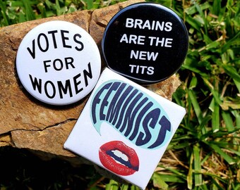 Feminist Pin Set