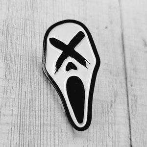 Scream Enamel Pin