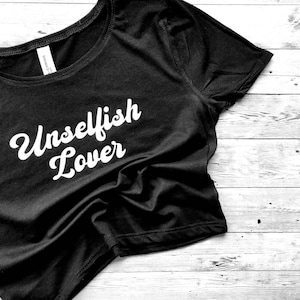 Unselfish Lover Crop Top