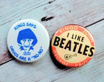 Conjunto de pines de agradecimiento a los Beatles