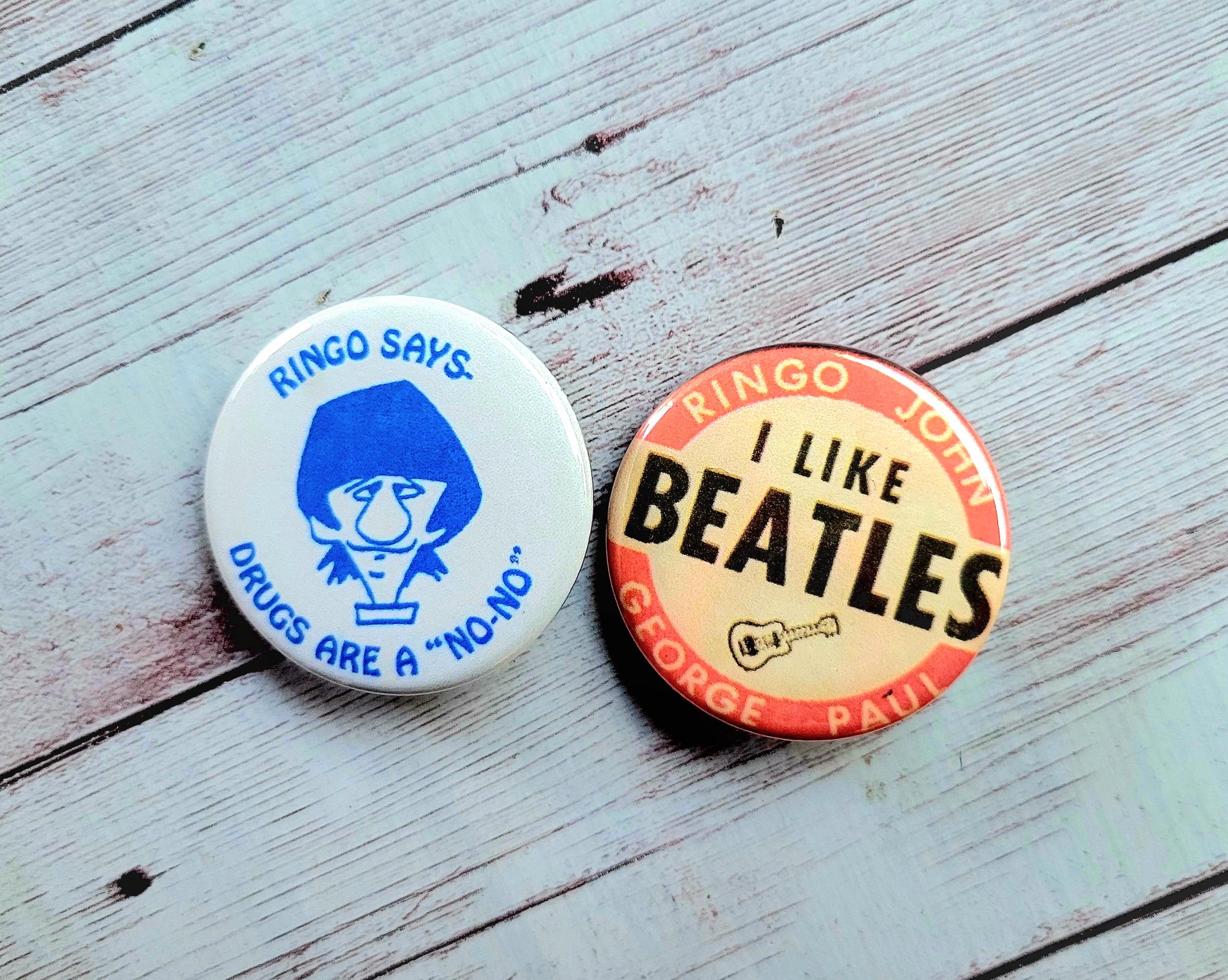 THE BEATLES ビートルズ ジョージハリスン ビンテージ バッジ