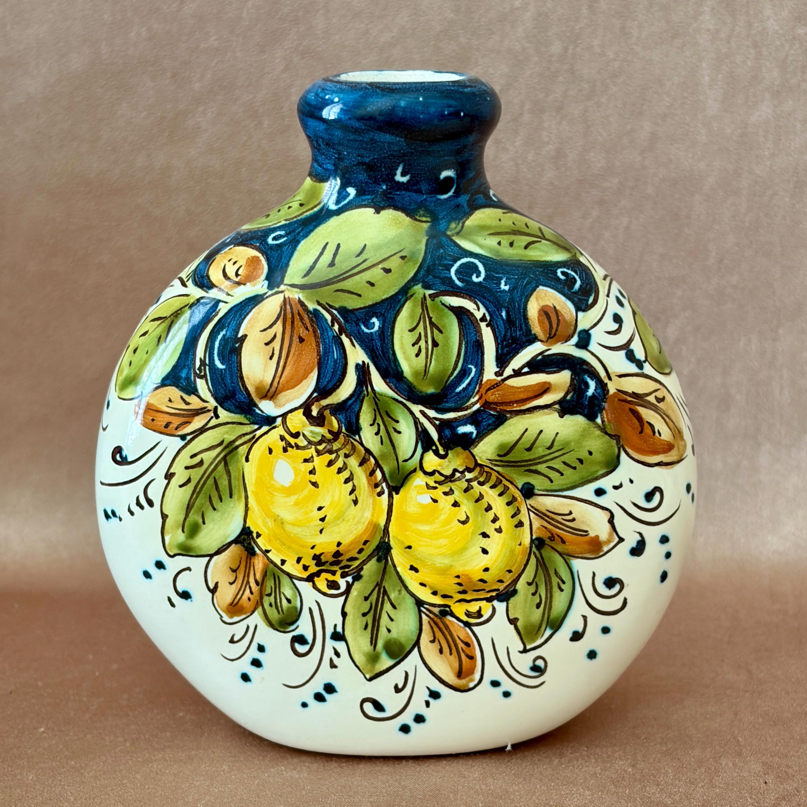 Hand Painted Italian Vase - Etsy