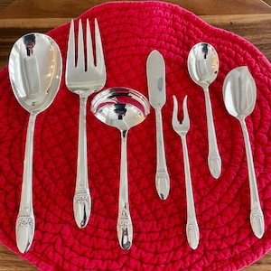 Bros Silverware Set First Love Silverplate Vintage Rogers Bros