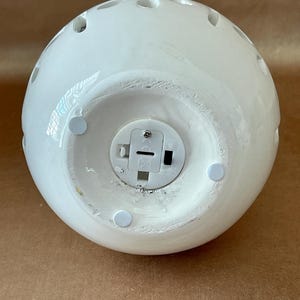 Pair of Reticulated Ceramic Rabbits, Light up Dept 56 Bunnies, Vintage ...