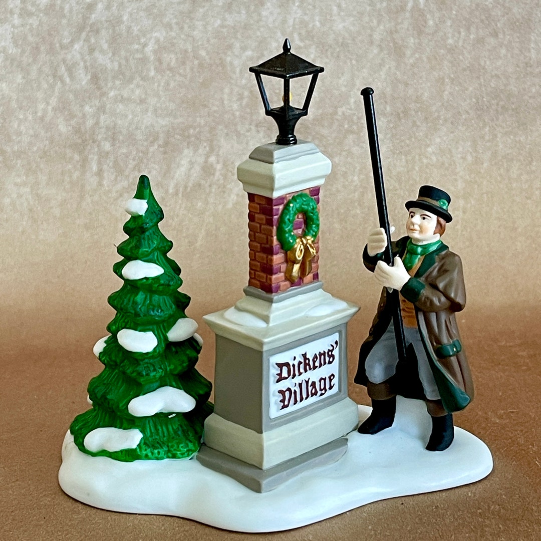 Dept 56 Dickens Village Ye Old Lamplighter Figurine, English Yuletide