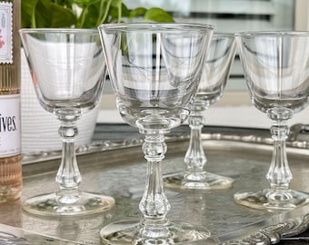 Vintage Nick and Nora Craft Cocktail Glasses, Classic Retro Barware for Weddings Bar Carts Entertaining, Unique Gift for Mixologists