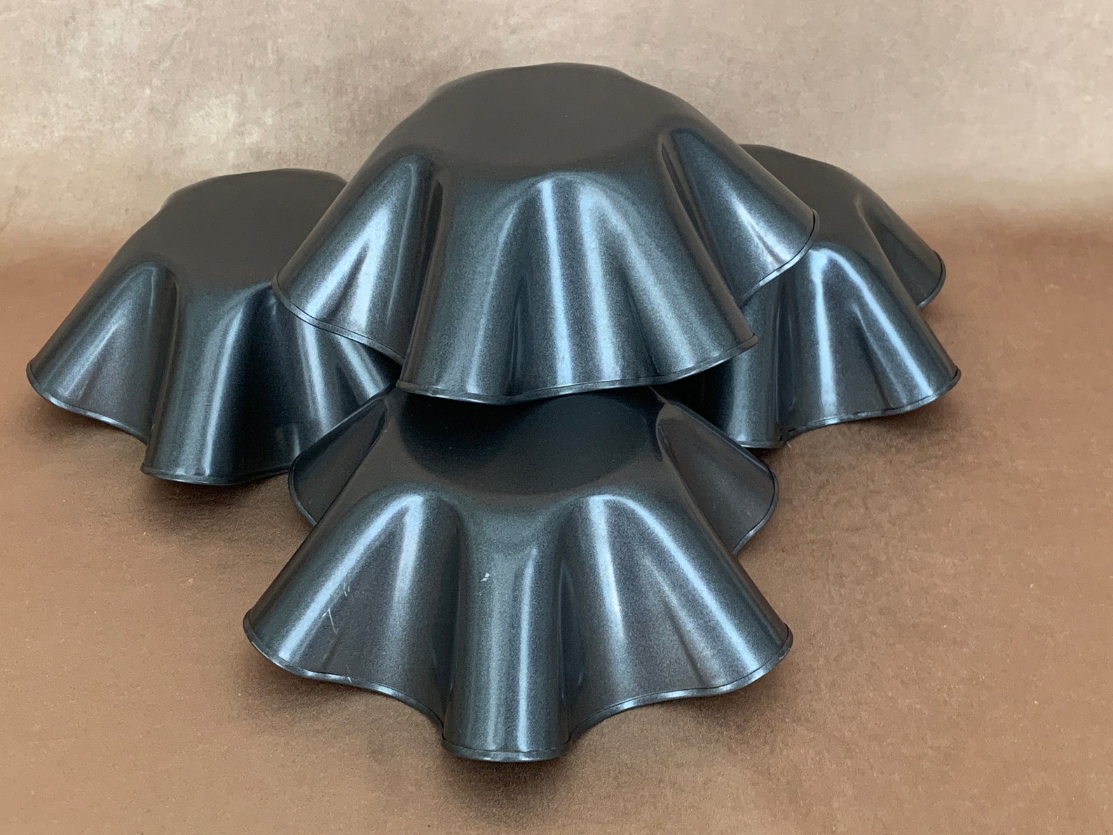 Four Teflon Tortilla Baking Molds Fluted Bowl Molds for Etsy