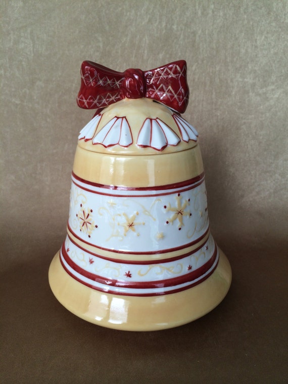 Items similar to Villeroy and Boch, Holiday Bell Jar, Toys Fantasy