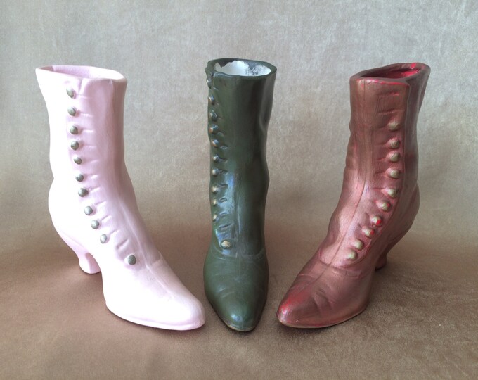Boot Vases Mini Boot Vases Set of 3 Boot Vases Retro Etsy