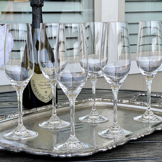 Verres à eau, à vin ou flûtes à champagne - Lot de 6