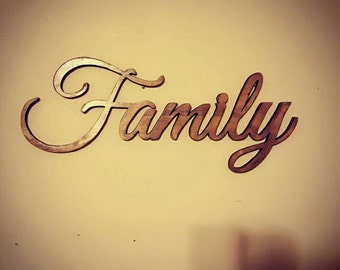 Wooden Family Sign Wall Hanging Wall Decor Etsy