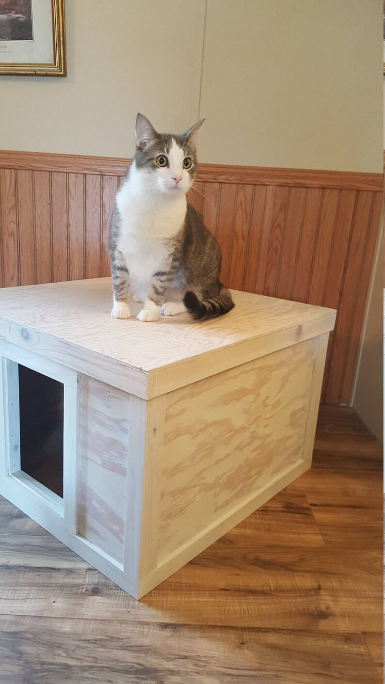 Kitty Litter Box Furniture Etsy