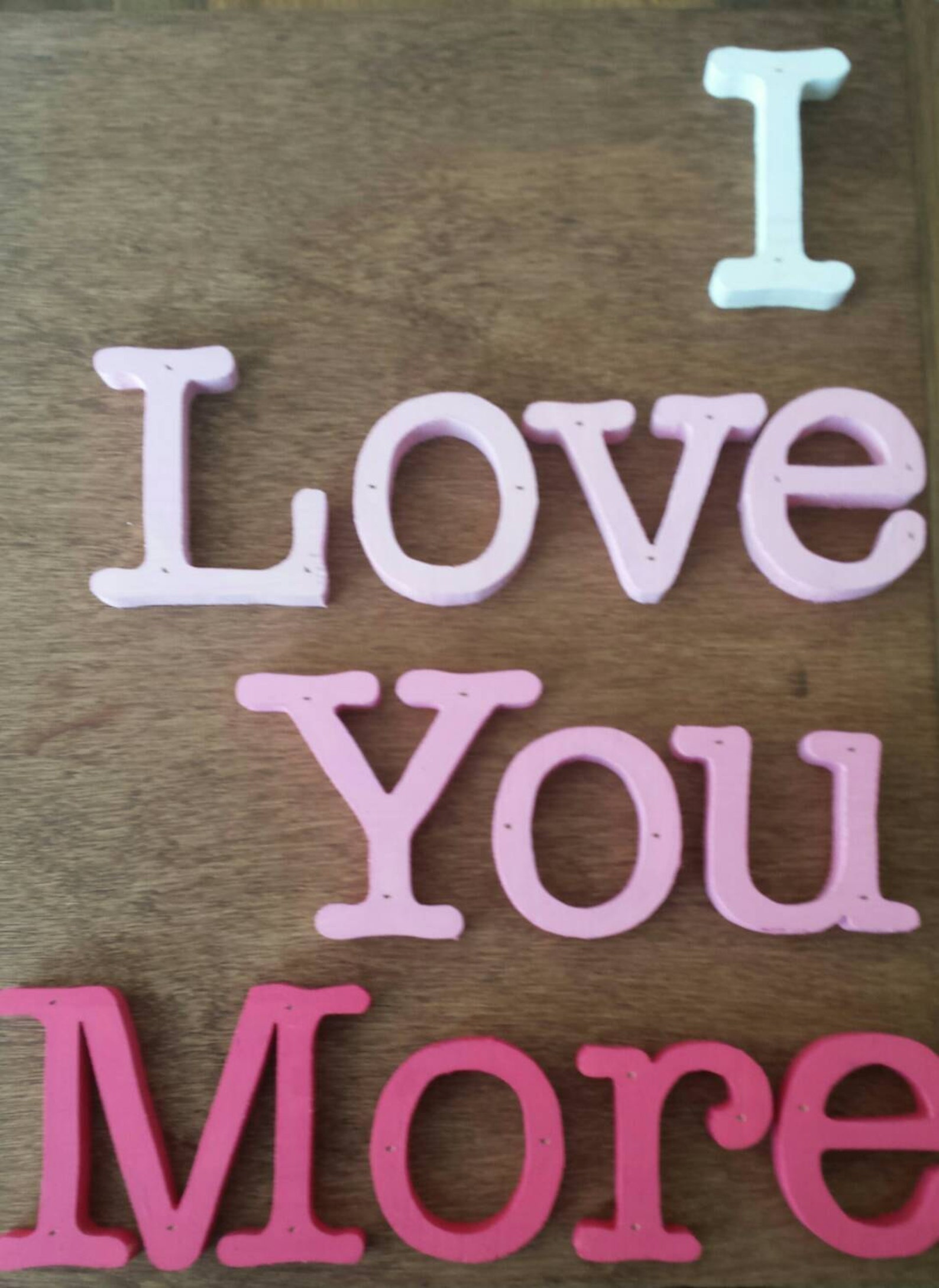 I Love You More Sign Wall Hanging Wall Decor Love You More Etsy