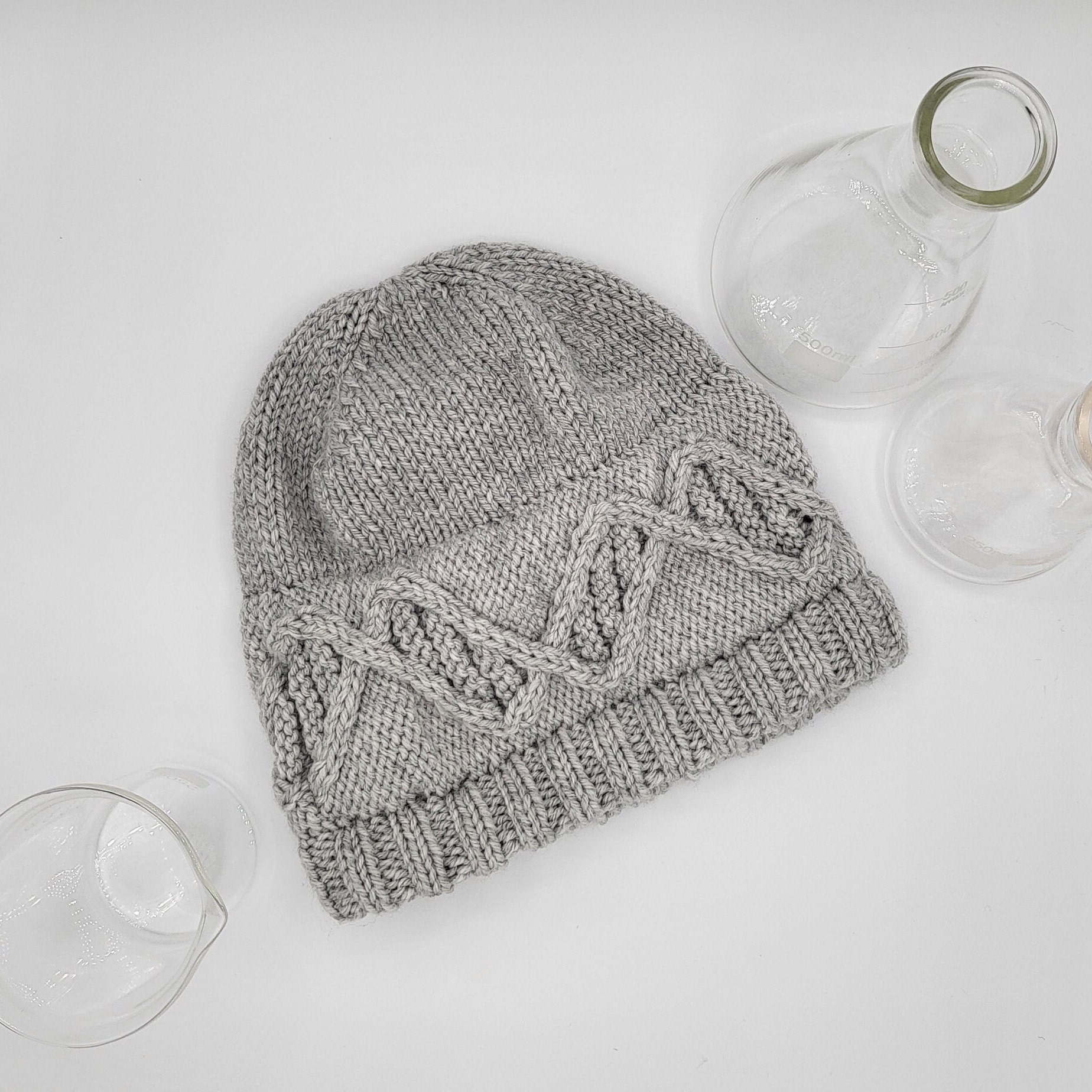 CRYSTAL LOGO BEANIE グレーHelix