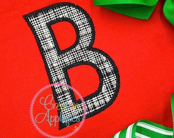 Applique Alphabet Letters A-Z Machine Embroidery 7 sizes, alphabet applique, applique letters, alphabet applique