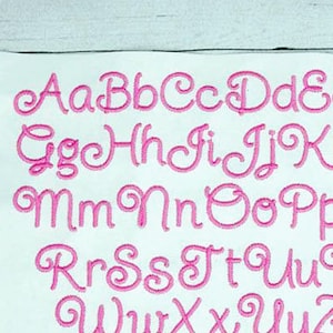 7 Sizes Twinkle Star Embroidery Alphabet Font Digital Machine Embroidery, A thru Z, numbers, 16 symbols