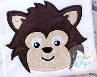 De loup loup meute de loups mascotte Applique numérique Machine broderie Design 4 tailles, applique, applique de la meute de loups, loups applique, applique mascotte