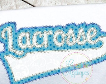 Lacrosse Applique Digital Machine Embroidery Applique Design 6 sizes, lacrosse applique, lacrosse embroidery