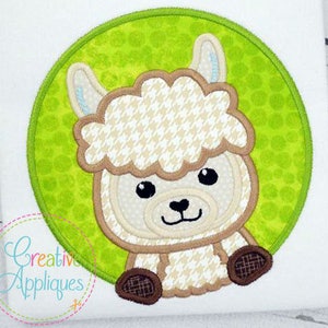 Llama Digital Machine Embroidery Applique Design 4 sizes, Llama applique, Llama embroidery