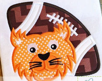 Wildcat Football Applique Digital Machine Embroidery Design 4 Sizes, wildcats football, wildcat football, wildcats applique,wildcat applique