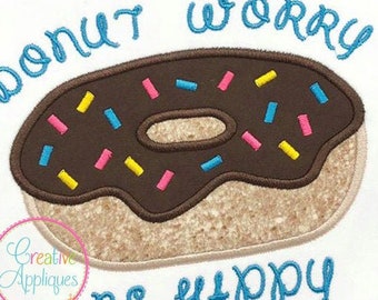 Download Doughnut Applique Etsy